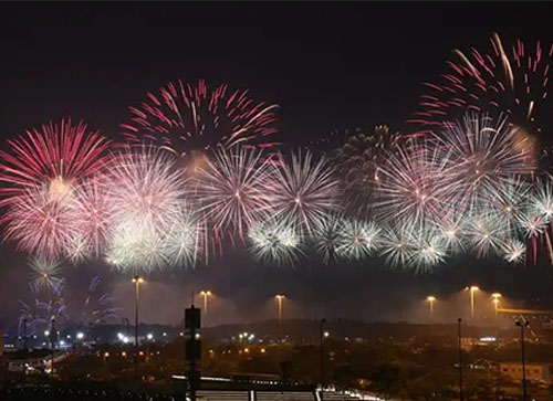 元阳县焰火晚会